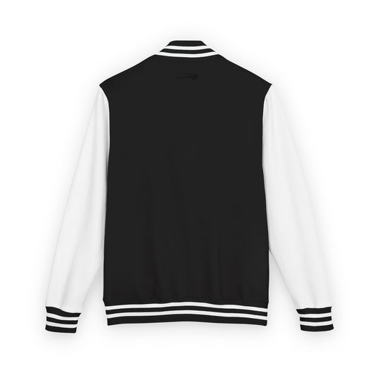 REIND™ Veste Letterman noire et blanche