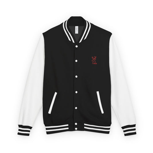 REIND™ Veste Letterman noire et blanche
